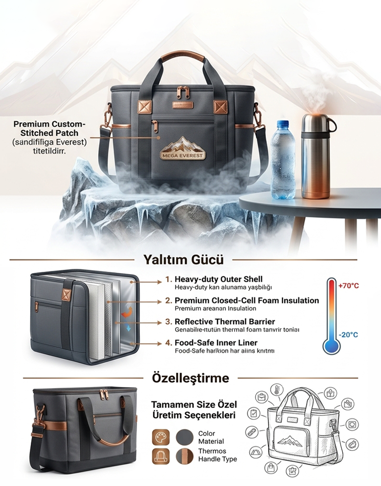 Mega Everest 30L Taktik Termal Çanta